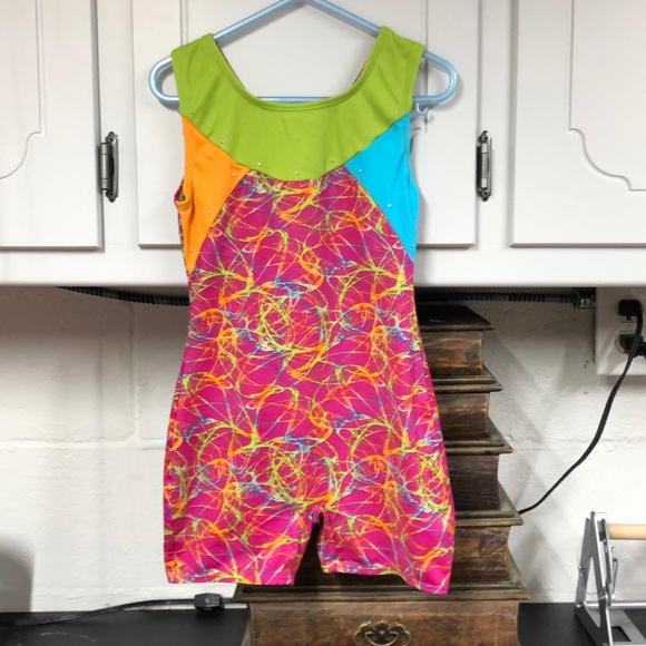 More Active GirlOne piece gymnastics romper size medium - Picture 1 of 4